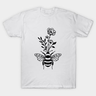 Floral bee T-Shirt